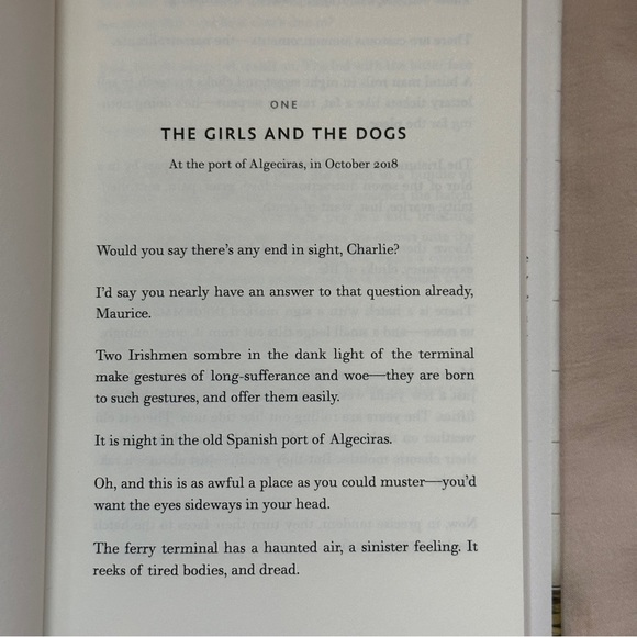 🟢 Night Boat to Tangier: A Novel by Kevin Barry | Fiction |  Hardcover Book - Picture 7 of 7